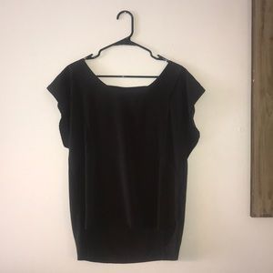 BACK CUT OUT BLOUSE